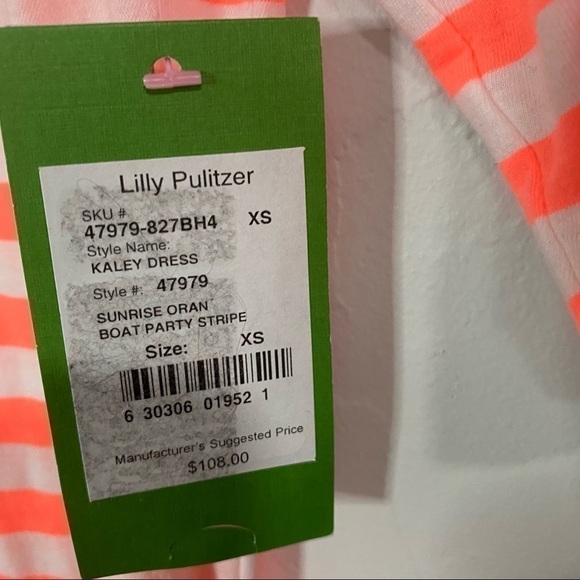 Lilly Pulitzer Kayle Dress in Sunrise Orange - Picture 6 of 7